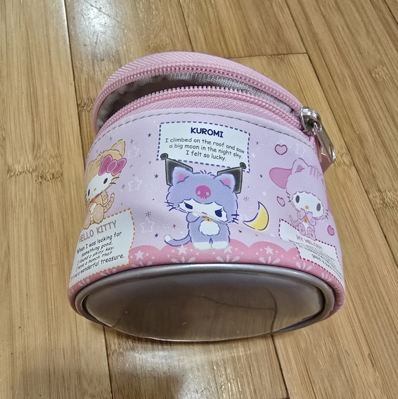 Sanrio Happy Cat Tuna Can Purse Makeup Case NEW WITH TAG 🇯🇵Japan🇯🇵 - Picture 9 of 9